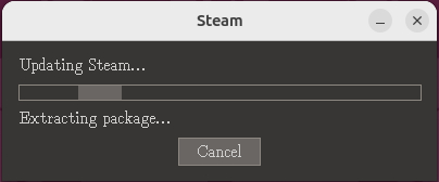Steam Completing Install